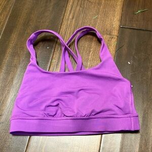 Lululemon purple sports bra size 2